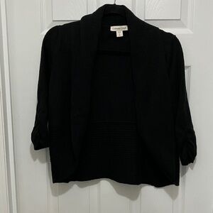 Coldwater Creek Elegant Black Cardigan